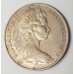 AUSTRALIA 1970 . TWENTY 20 CENTS COIN . ERROR . SPLIT PLANCHET